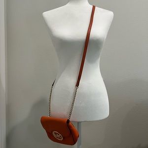 Michael Kors Small Orange Crossbody Bag